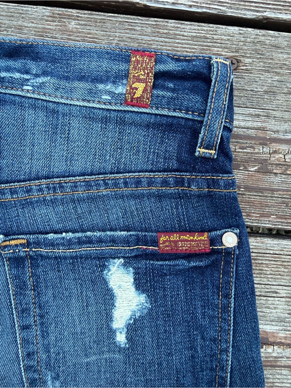7 For All Mankind the 1984 boyfriend jeans - Picture 5 of 6